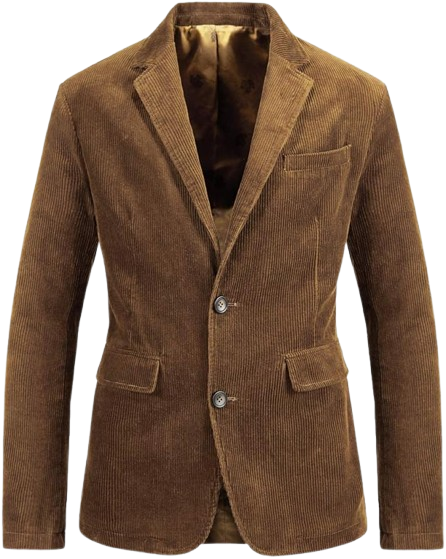 Corduroy Suit Blazer Jacket Sport Coat