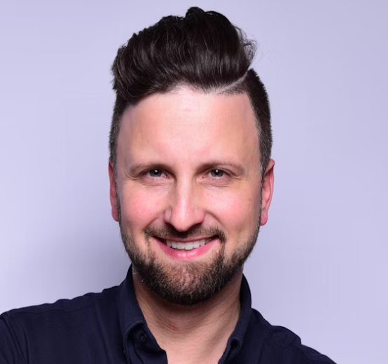 Smiling man portrait